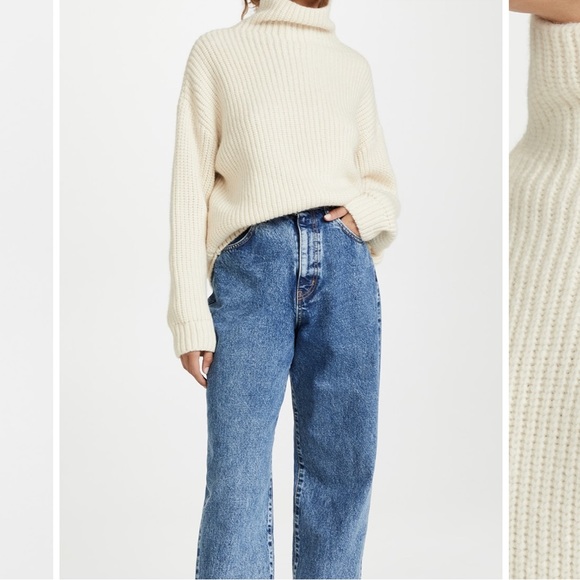 Anine Bing Sydney Sweater, White/Cream size XS. ASO Meghan Markle - Picture 7 of 7